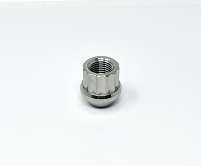 Titanium Lug Nut M14x1.5 12 point, Natural Finish THUMBNAIL