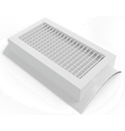 Spiral Duct 14" X 6" Grille THUMBNAIL
