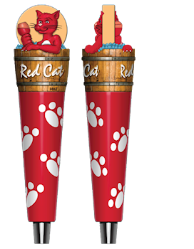 Red Cat Tap Handle THUMBNAIL
