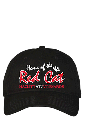 Home of the Red Cat Baseball Hat • Unisex | FRONT VIEW LARGE