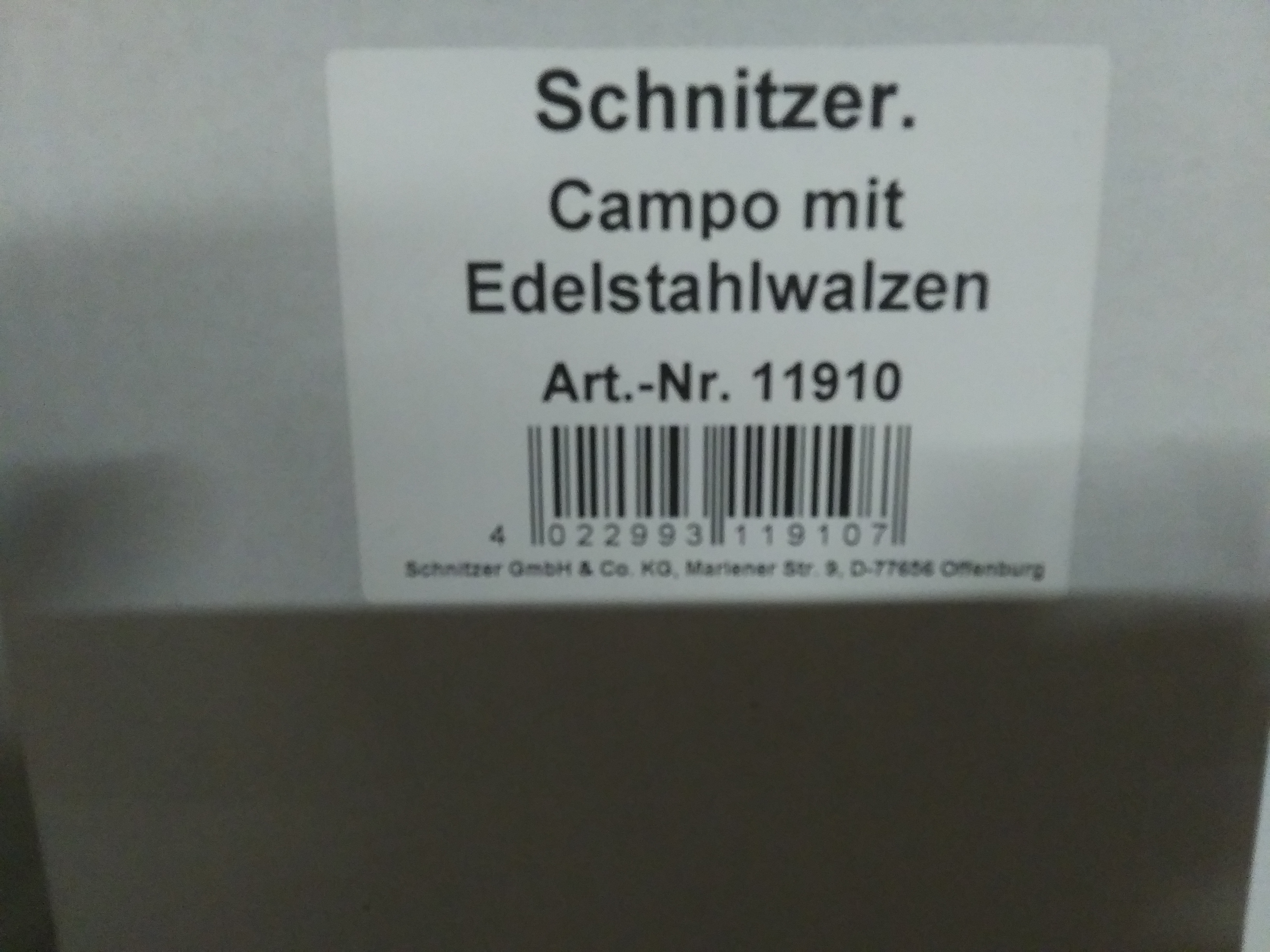 Schnitzer Manual Flaker - Stainless Steel Rollers SWATCH