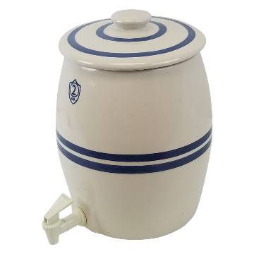 Ohio Stoneware 2 Gallon Kombucha Keg, Lid, Spigot MAIN