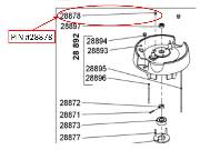 Miracle MJ800 or Santos 28  This is Original Equipment Manufacturer part #28878 THUMBNAIL