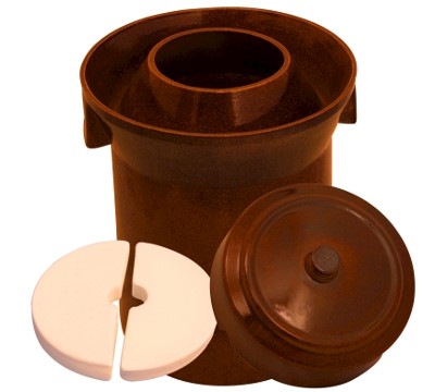 K&K Keramik Gartopf 10L German Fermenting Crock Pot - Form 1 MAIN