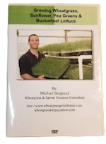 Michael Bergonzi Growing Wheatgrass & Sprouts DVD THUMBNAIL