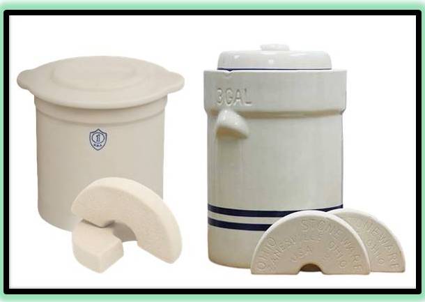 Ohio Stoneware USA Fermenting Crocks