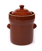 Boleslawiec Polish 10 Litre Light Brown Polish Crock THUMBNAIL