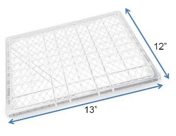 Samson 12" x 13" Plastic Drying Tray  or Aroma  Professional 6-Tray Dehydrators MAIN
