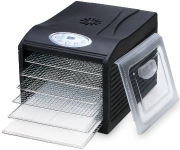 Samson "Silent" 6 Tray Dehydrator with Stainless Steel Trays MAIN