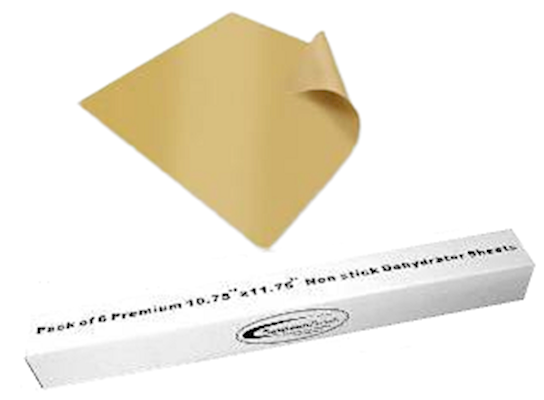 Samson 10.75 x 11.75 Teflon Sheets 9 for Samson Silent Dehydrator MAIN