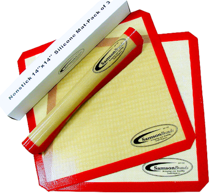 Samson 3-Pack of Premium Silicone 14x14 Dehydrator Sheets LARGE