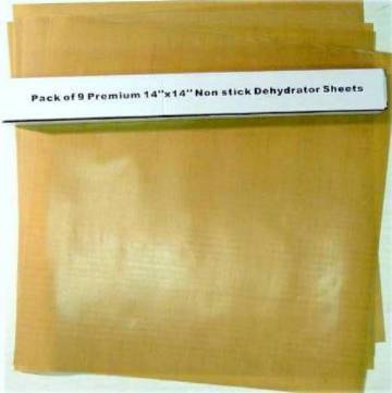 Teflon Non Stck Sheets For Dehydrators Fits 5 And 9 Tray Models Teflon Non Stck Sheets For Dehydrators Fits 5 And 9 Tray Models Stick