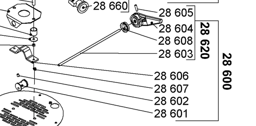 Santos 28 MJ800 Commercial Juicer Parts THUMBNAIL