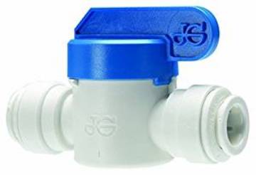 DMFit Shut Off Valve 1/4" Straight Through 1/4" Self Connects at both ends MAIN