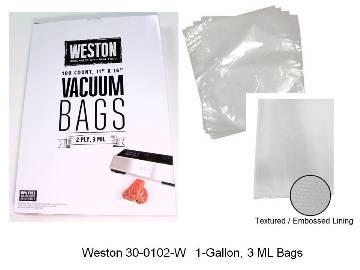 Weston 1 Gallon Vacuum Seal Bags