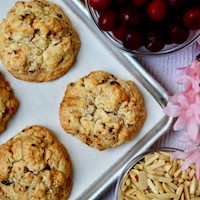 Tin of Cherry Almond Scones for Pick Up THUMBNAIL