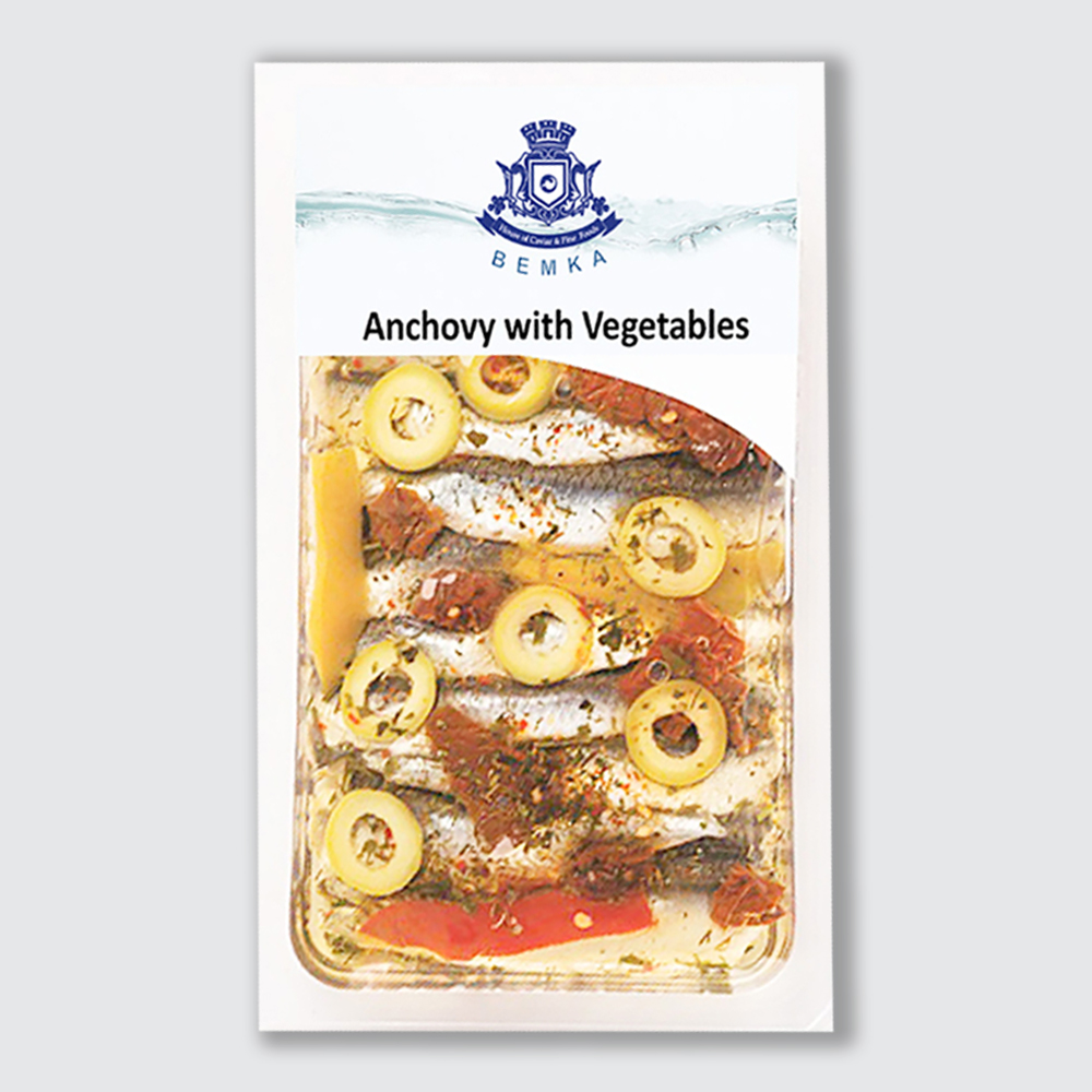 MARINATED ANCHOVY WITH VEGETABLE 7 OZ MAIN