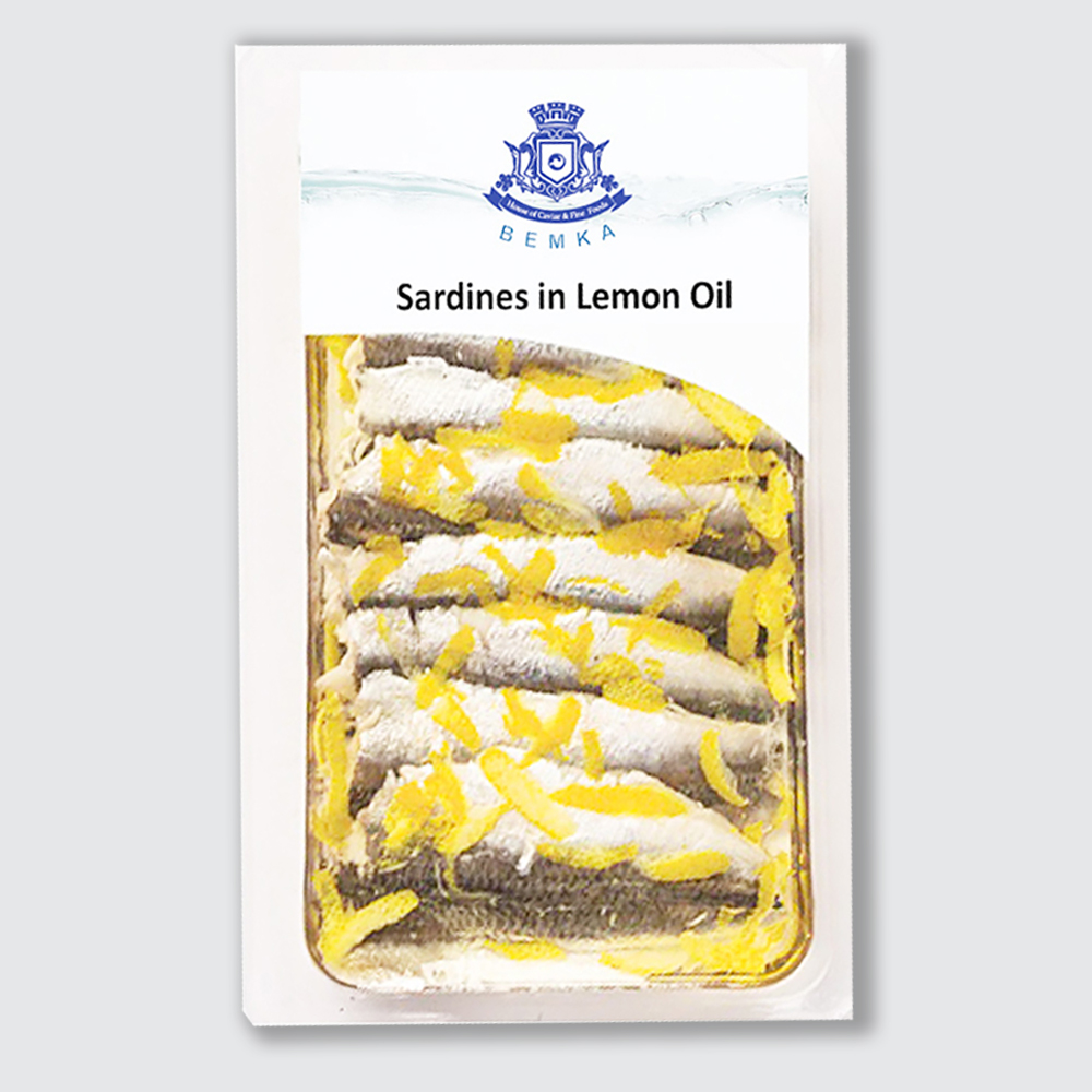 MARINATED SARDINES IN LEMON OIL LARGE