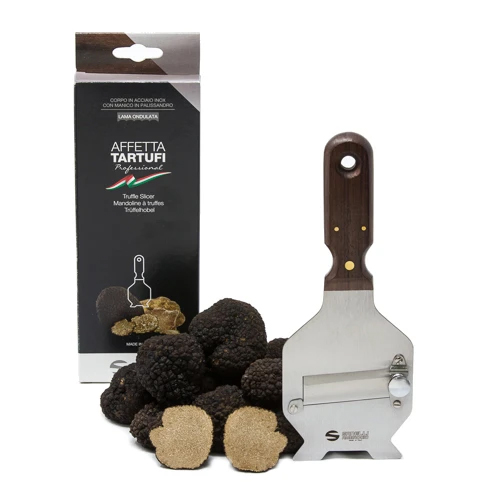 TRUFFLE SLICER WITH WOODEN HANDLE THUMBNAIL