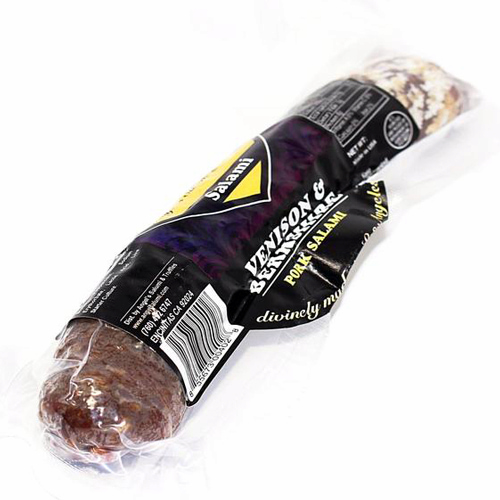 BERKSHIRE AND VENISON SALAMI 5.5 OZ LARGE