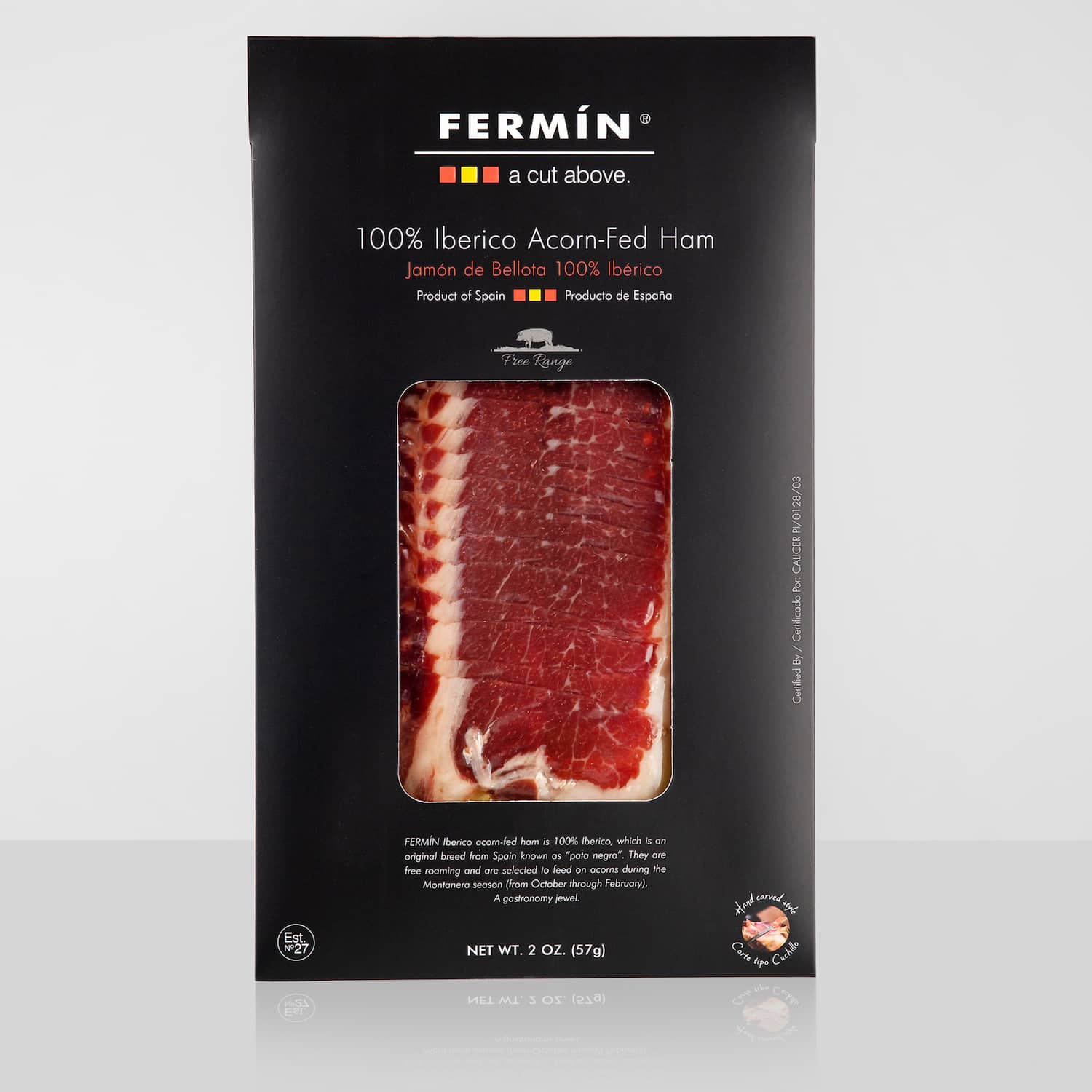 SLICED IBERICO ACORN-FED HAM 2oz. LARGE