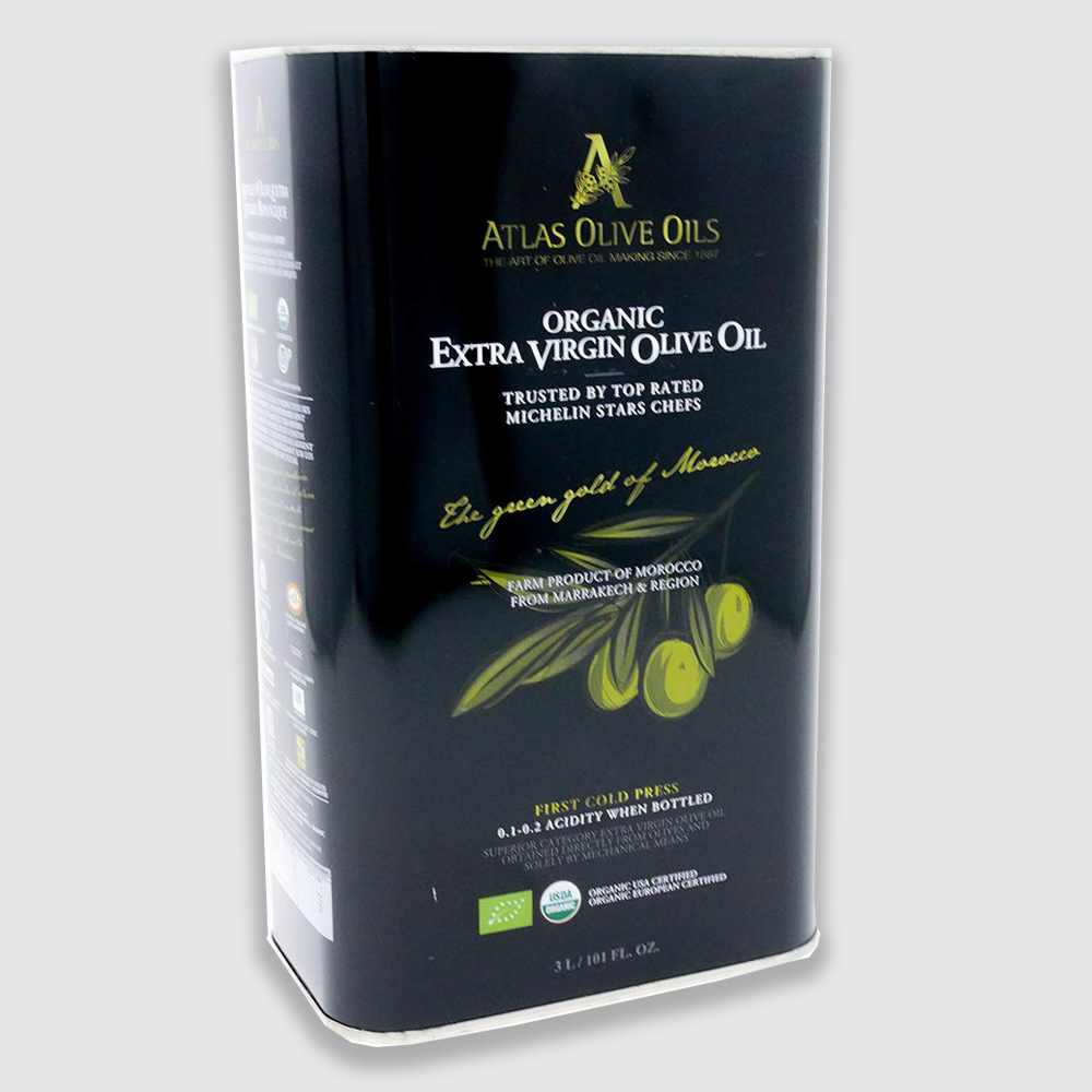 EXTRA VIRGIN OLIVE OIL METAL TINS 3 LITER LARGE
