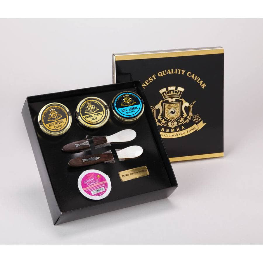 PRESTIGE CAVIAR GIFT BOX TRIAD MAIN