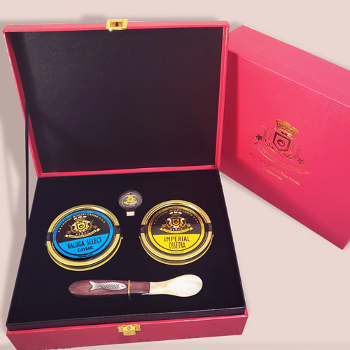 GOLD RESERVE CAVIAR INDULGENCE caviar gift box MAIN