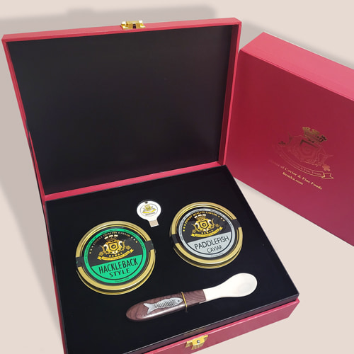SAPPHIRE CAVIAR ASSORTMENT caviar gift box MAIN