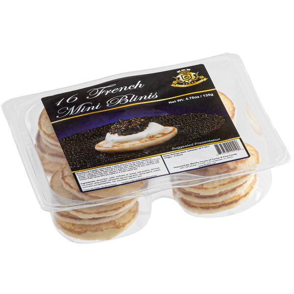FRENCH BLINIS CANAPE 16 COUNT THUMBNAIL