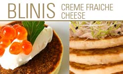 Blinis and Creme Fraiche