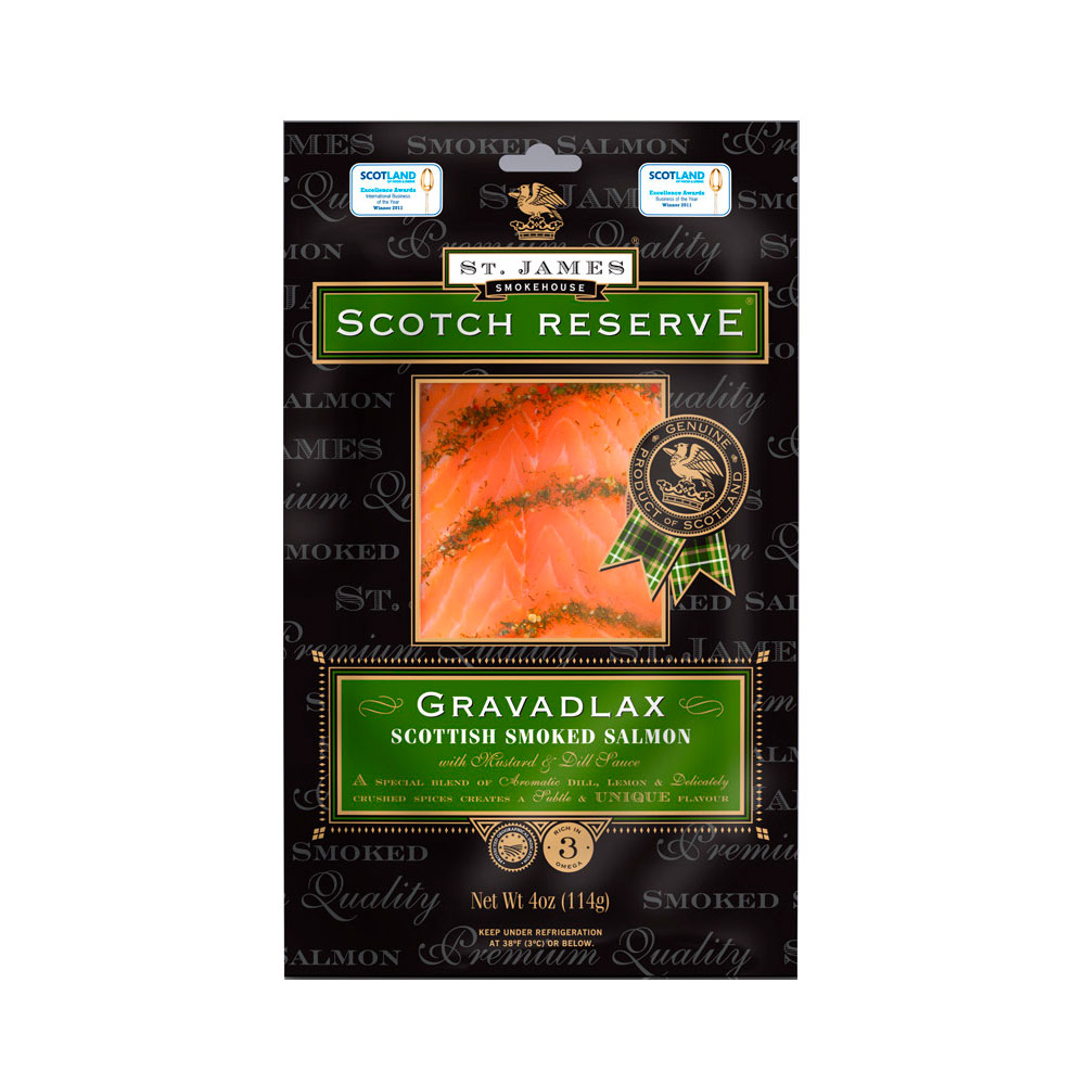 SCOTTISH RESERVE GRAVADLAX SLICED SMOKED SALMON 8 OZ MAIN