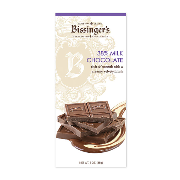 CHOCOLATE BAR - 38% MILK CHOCO THUMBNAIL