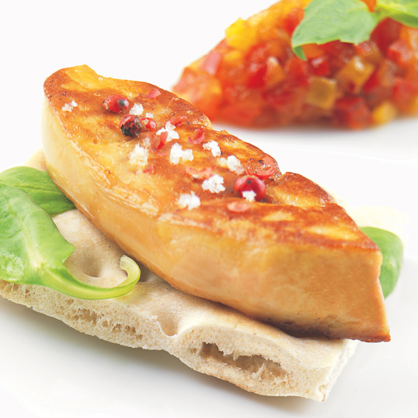 FOUR SLICES PER TRAY FOIE GRAS MAIN