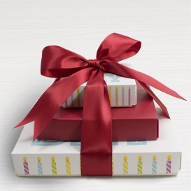 Three Tier Happy Birthday Gift Tower MAIN