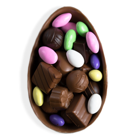 Boxed Half Easter Egg Gift THUMBNAIL