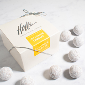 Eight Piece Champagne Truffle Box THUMBNAIL