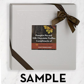 Deluxe Two Layer Box with Custom Printed Label Topper SWATCH