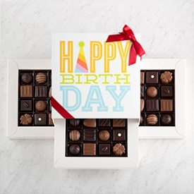 Three Layer Happy Birthday Gift Box SWATCH