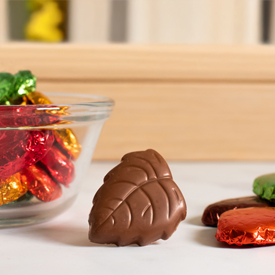 Foil Wrapped Leaves - One Pound Box SWATCH