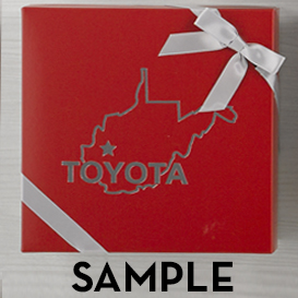 Deluxe Two Layer Box with Custom Foil Stamped Topper MAIN