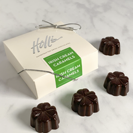 Four Piece Irish Cream Caramel Truffle Gift Box MAIN