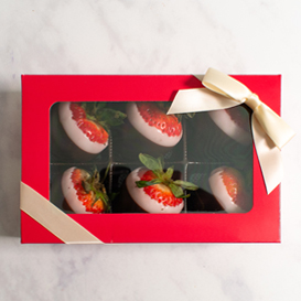 Swiss Chocolate Double Dipped Strawberries MAIN