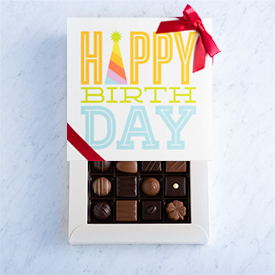 Three Tier Happy Birthday Gift Tower SWATCH