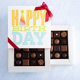 Four Tier Happy Birthday Gift Tower SWATCH