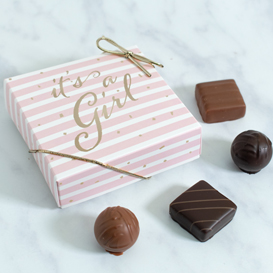Deluxe Four Piece It's A Girl Gift Box MAIN