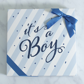 Large It's A Boy Custom Topper MAIN