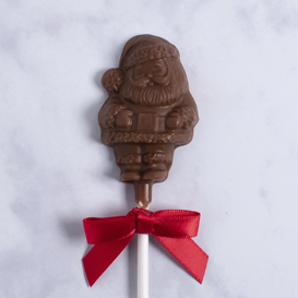 Milk Chocolate Santa Lollipop THUMBNAIL