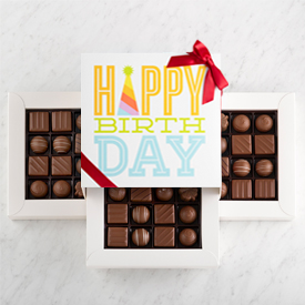Three Layer Happy Birthday Gift Box SWATCH