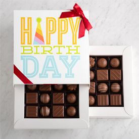 Two Layer Happy Birthday Gift Box SWATCH